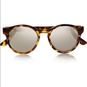 Le Specs round-frame acetate sunglasses